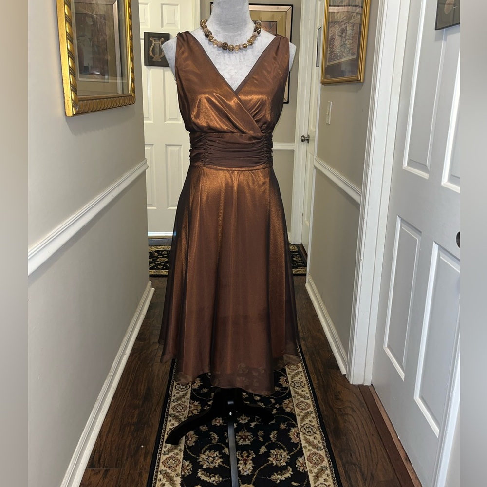 Gorgeous Bronze Patra Evening Dress